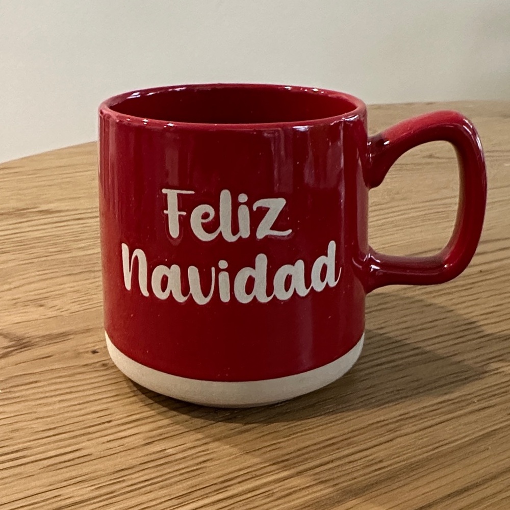 Wendy Bellissimo Red Feliz Navidad Mug